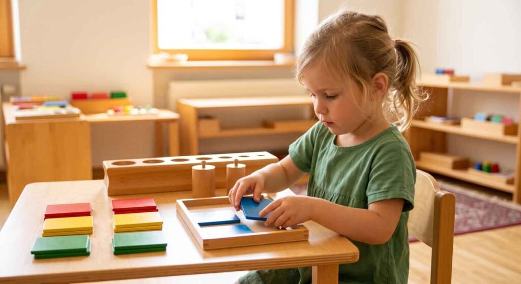 Montessori Farben-Material